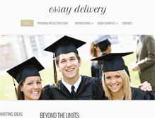 Tablet Screenshot of essaydelivery.com